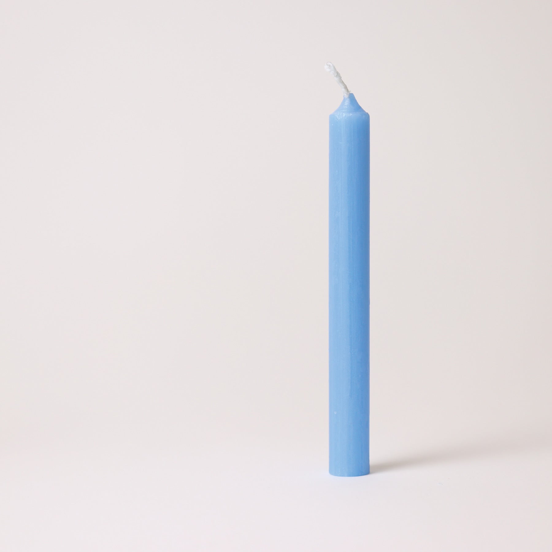 Hellblaue Bienenwachs-Kerzen (10%) VE 12 Stk.