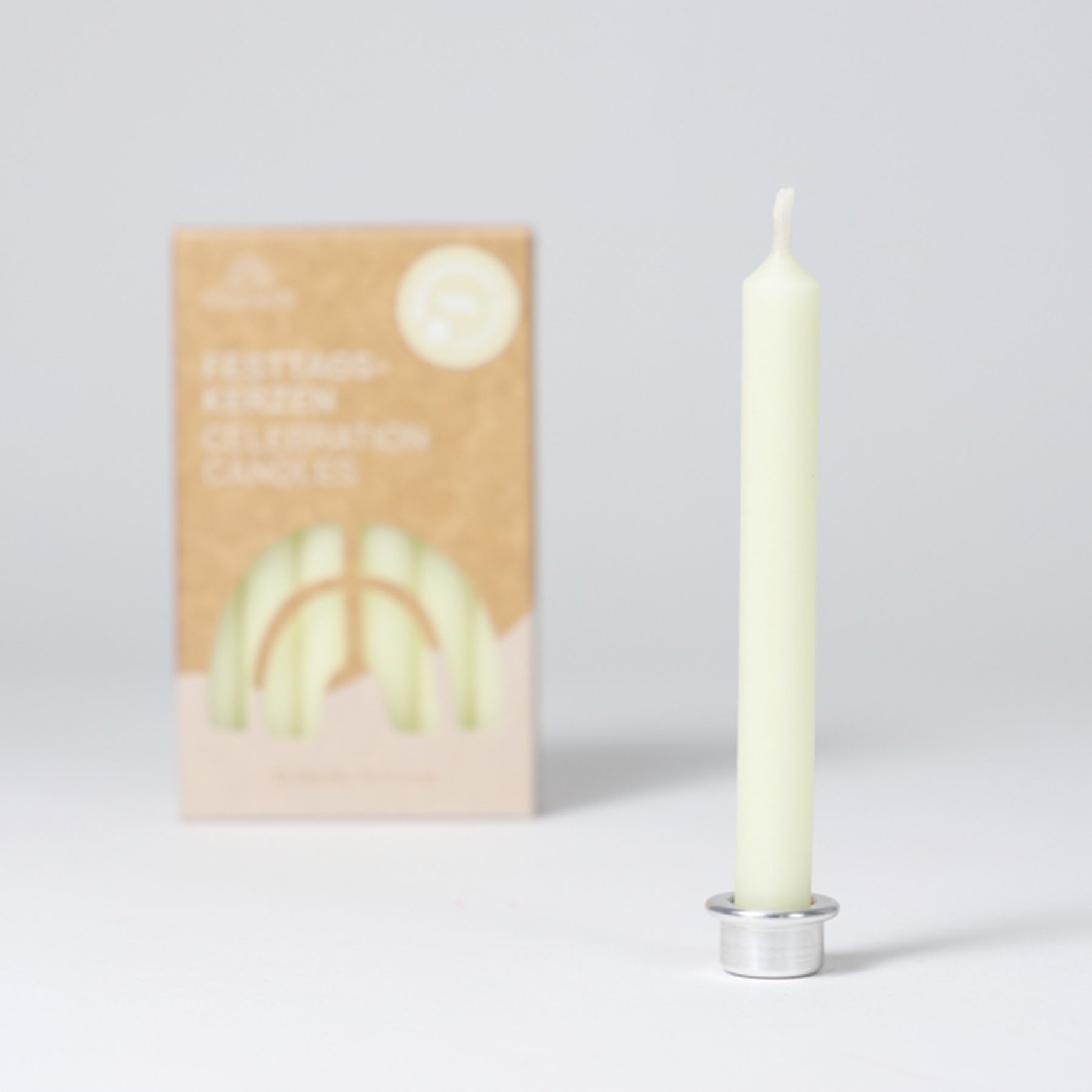 Creme Beeswax Candles (10%) VE 12 pcs.