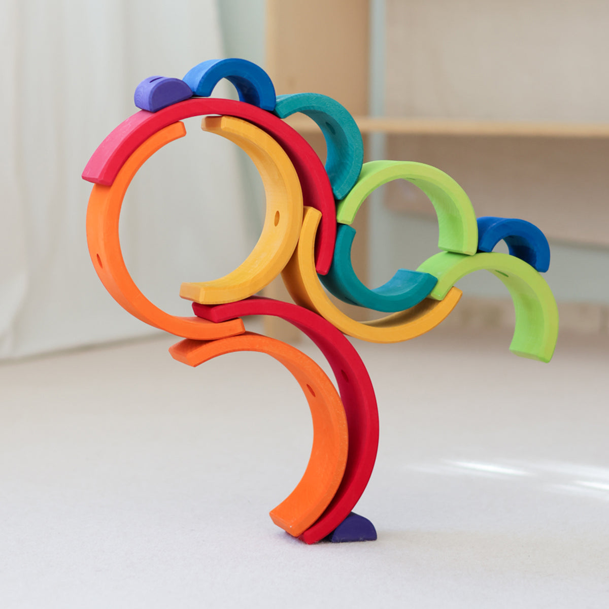 Rainbow Stacking Tower