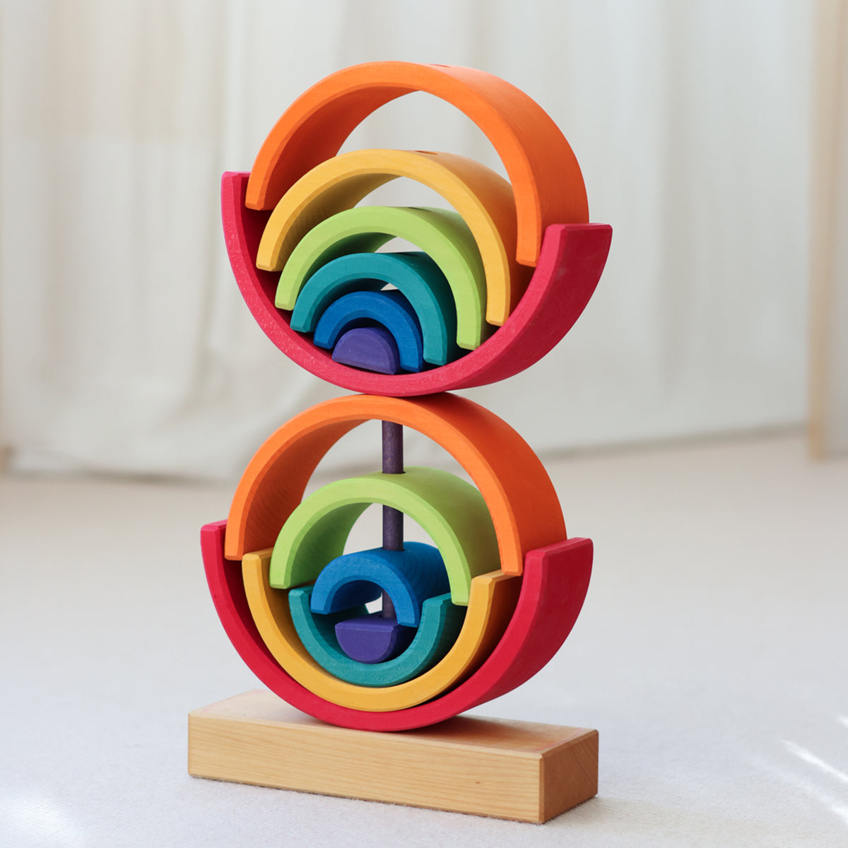 Rainbow Stacking Tower