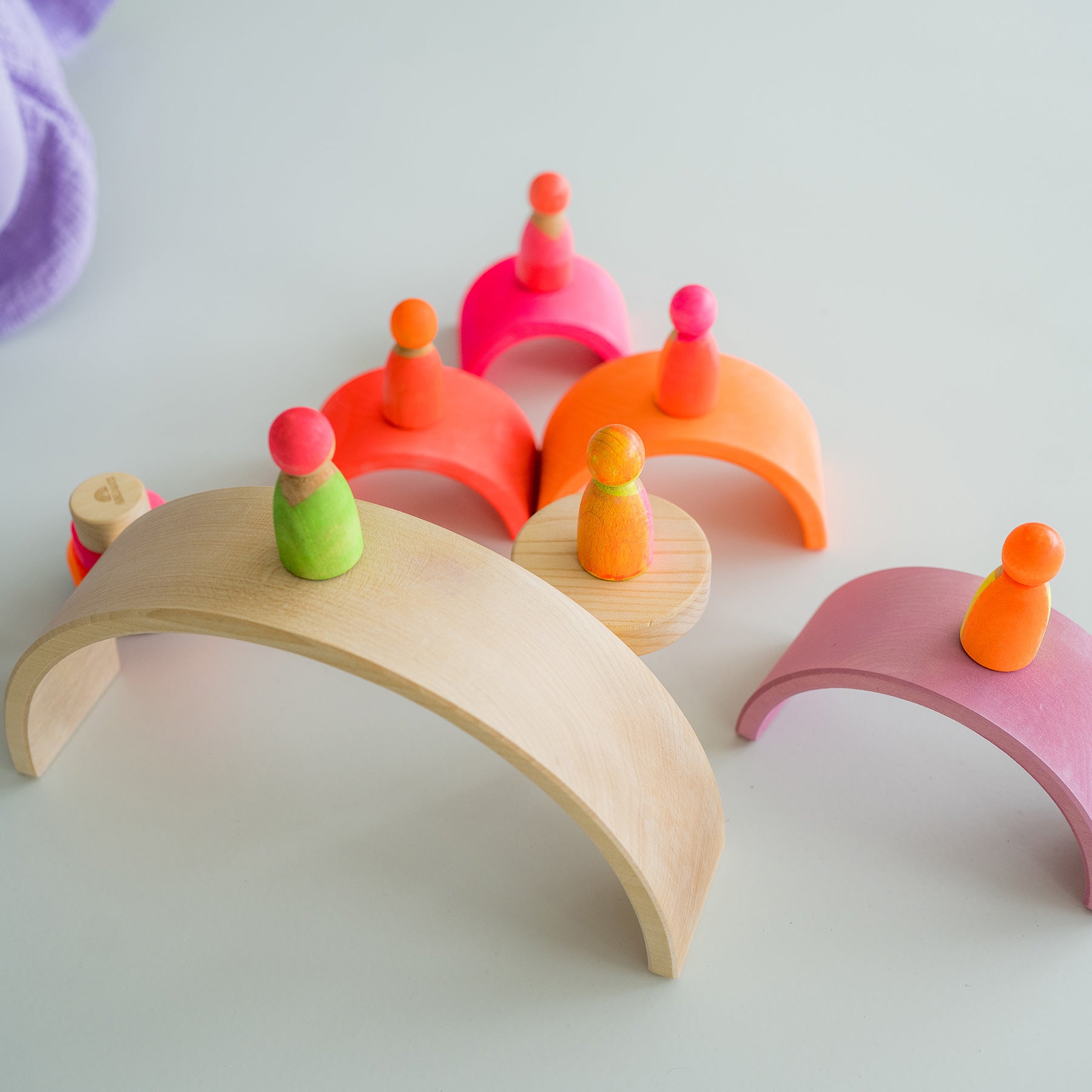 Regenbogen Neonpink