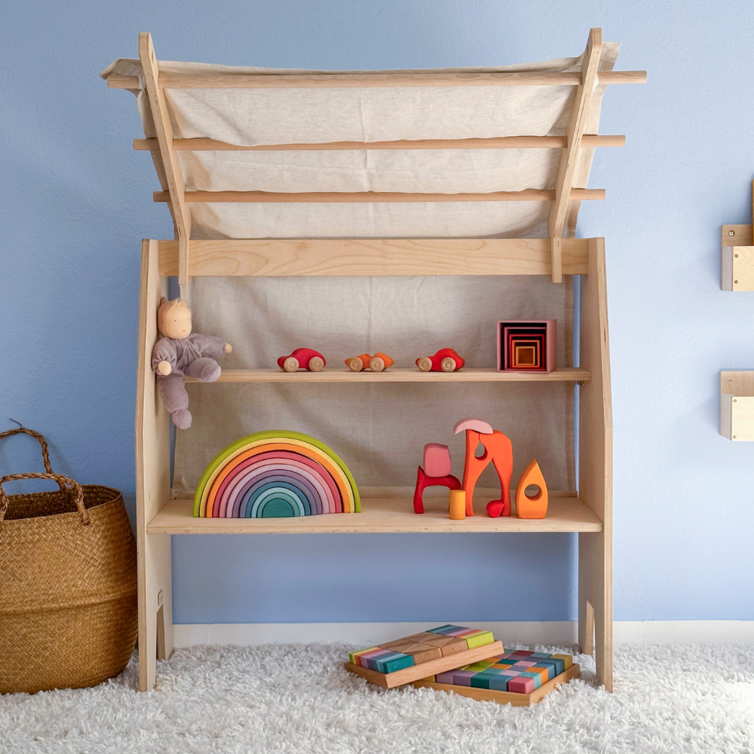 SHIZU Spielständer mit Leinendach