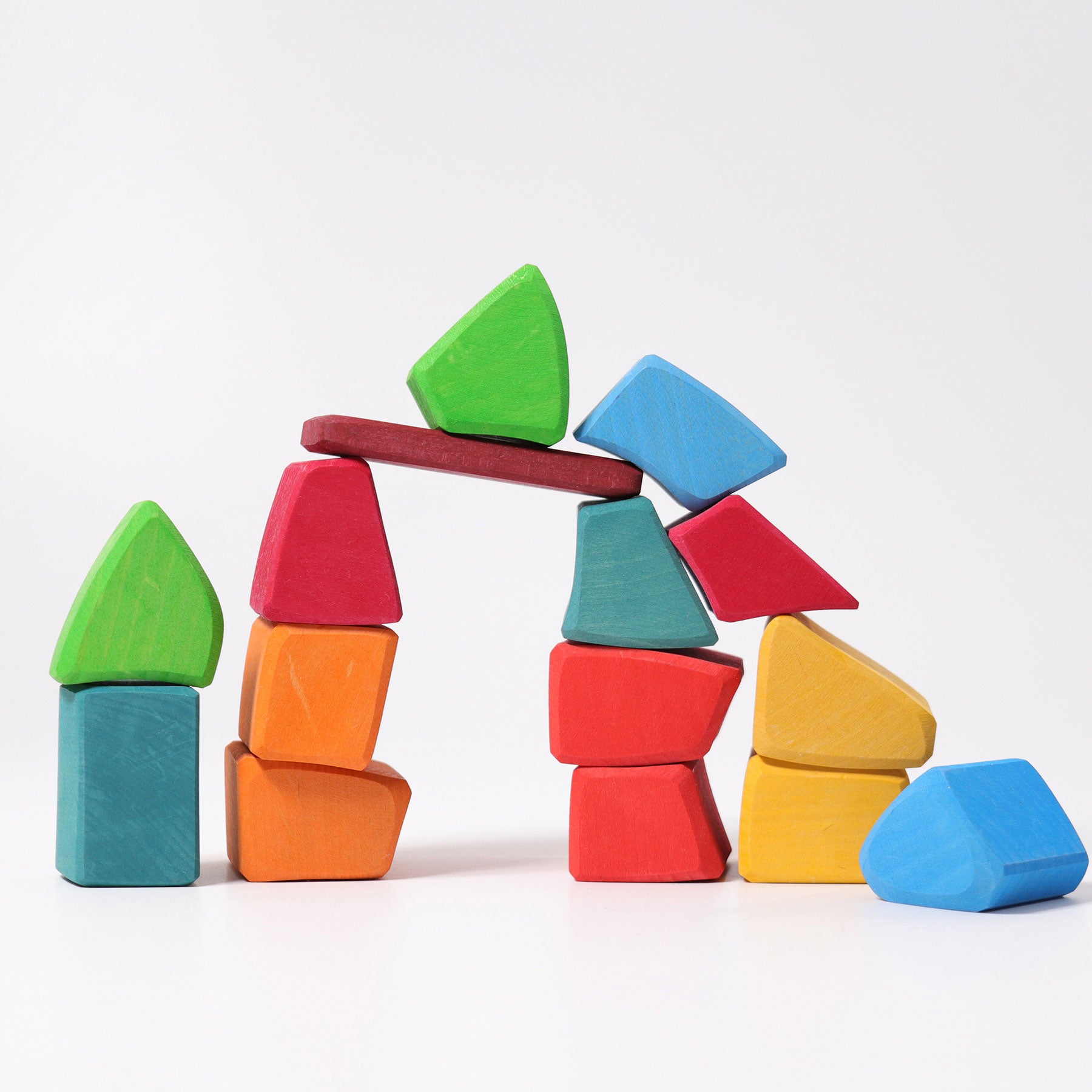 Bunte Waldorfklötze