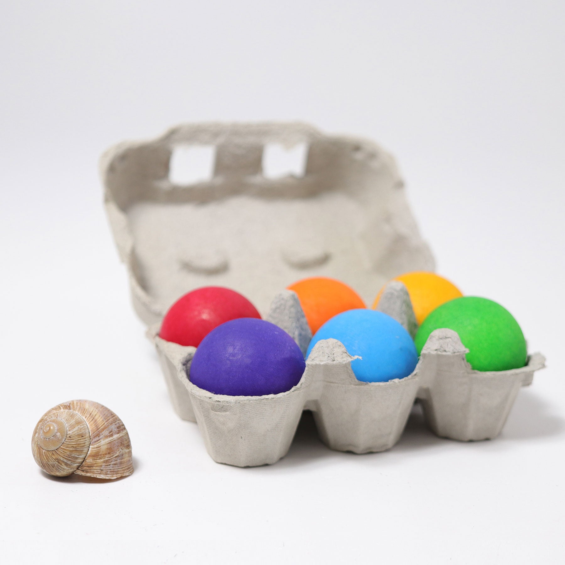 Holzkugeln Regenbogen