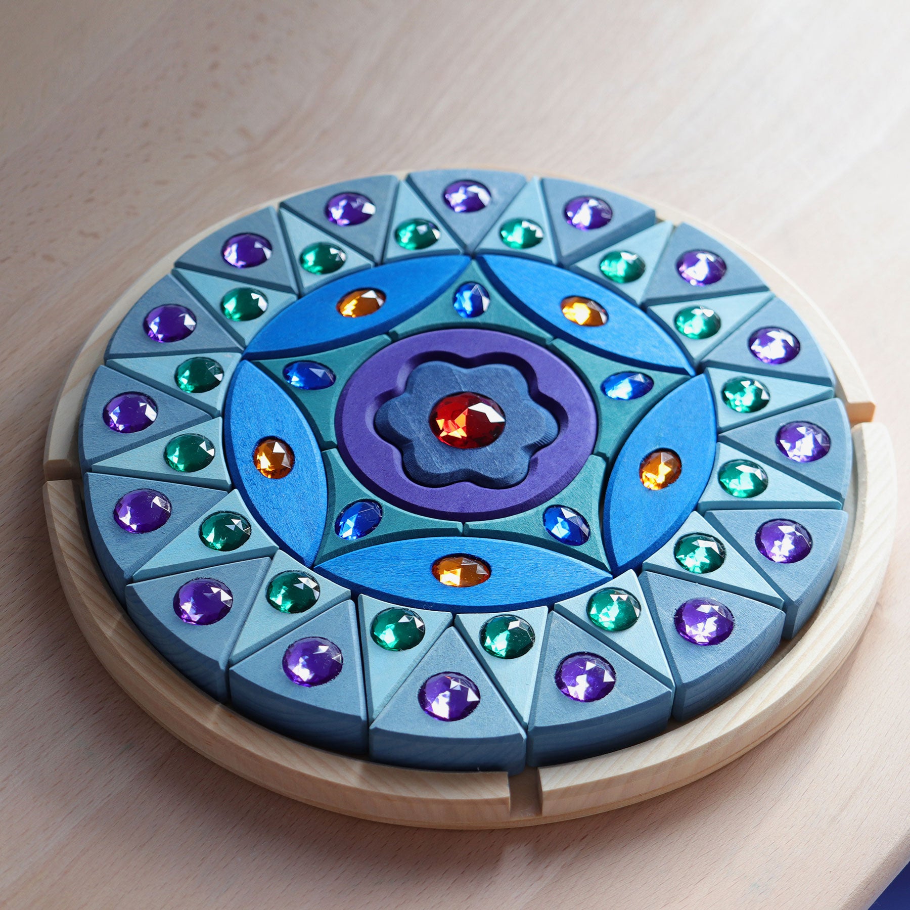 Kleines Glitzermandala