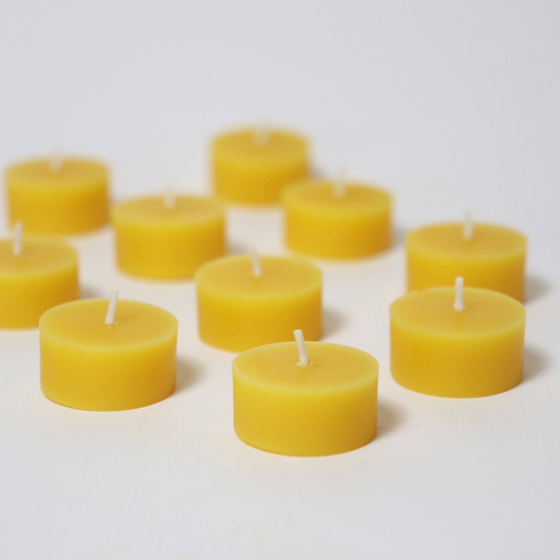 Tea lights (100% beeswax) pack of 10