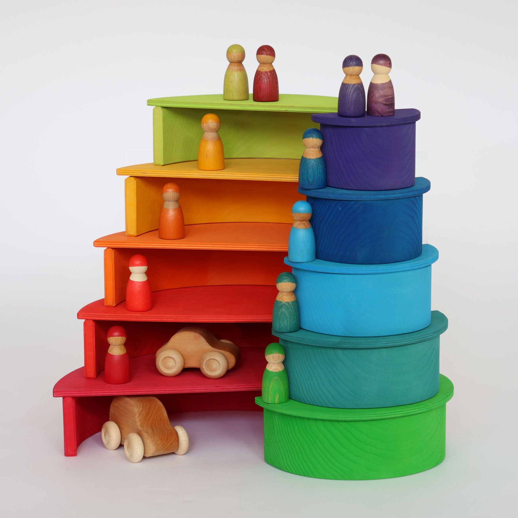 Large rainbow, 12 pieces