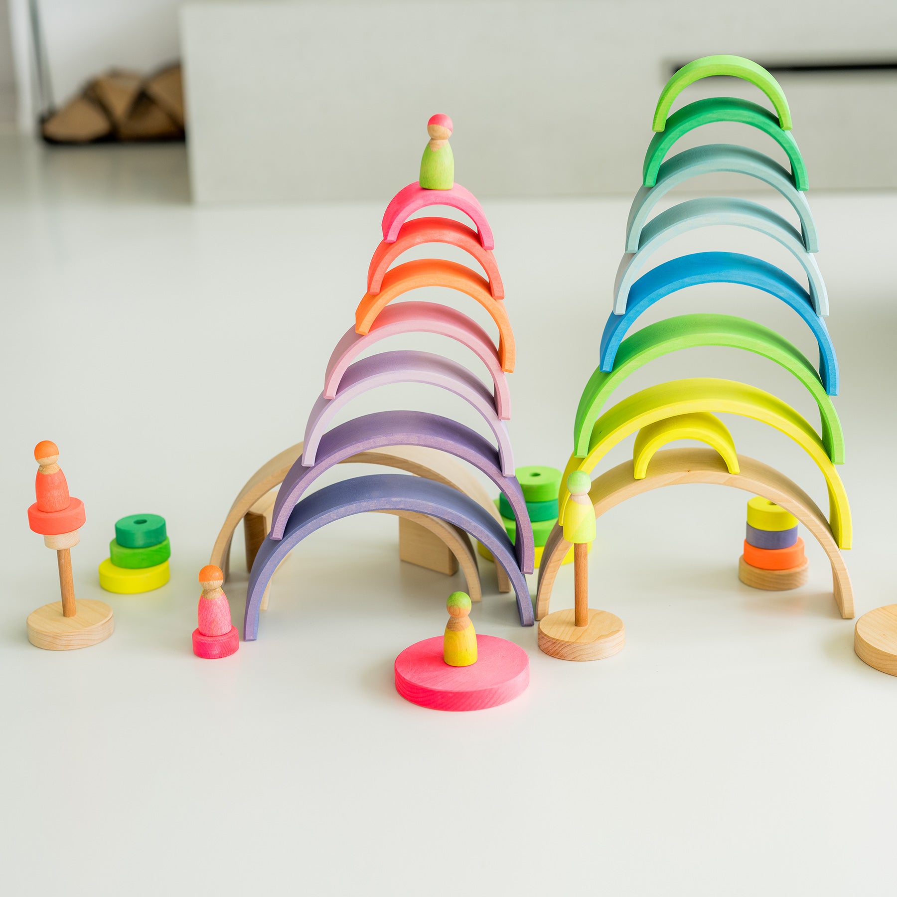 Regenbogen Neongrün
