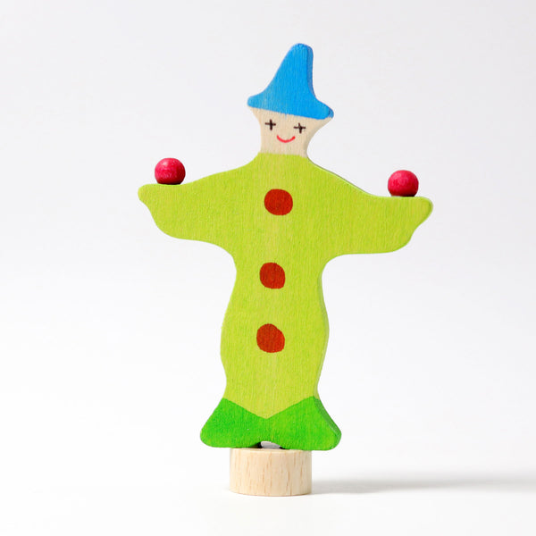 Plug juggling clown green