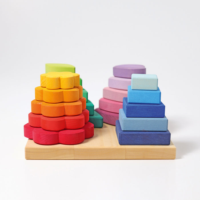 Stackable Shapes Graphics Stacking Game Shapes