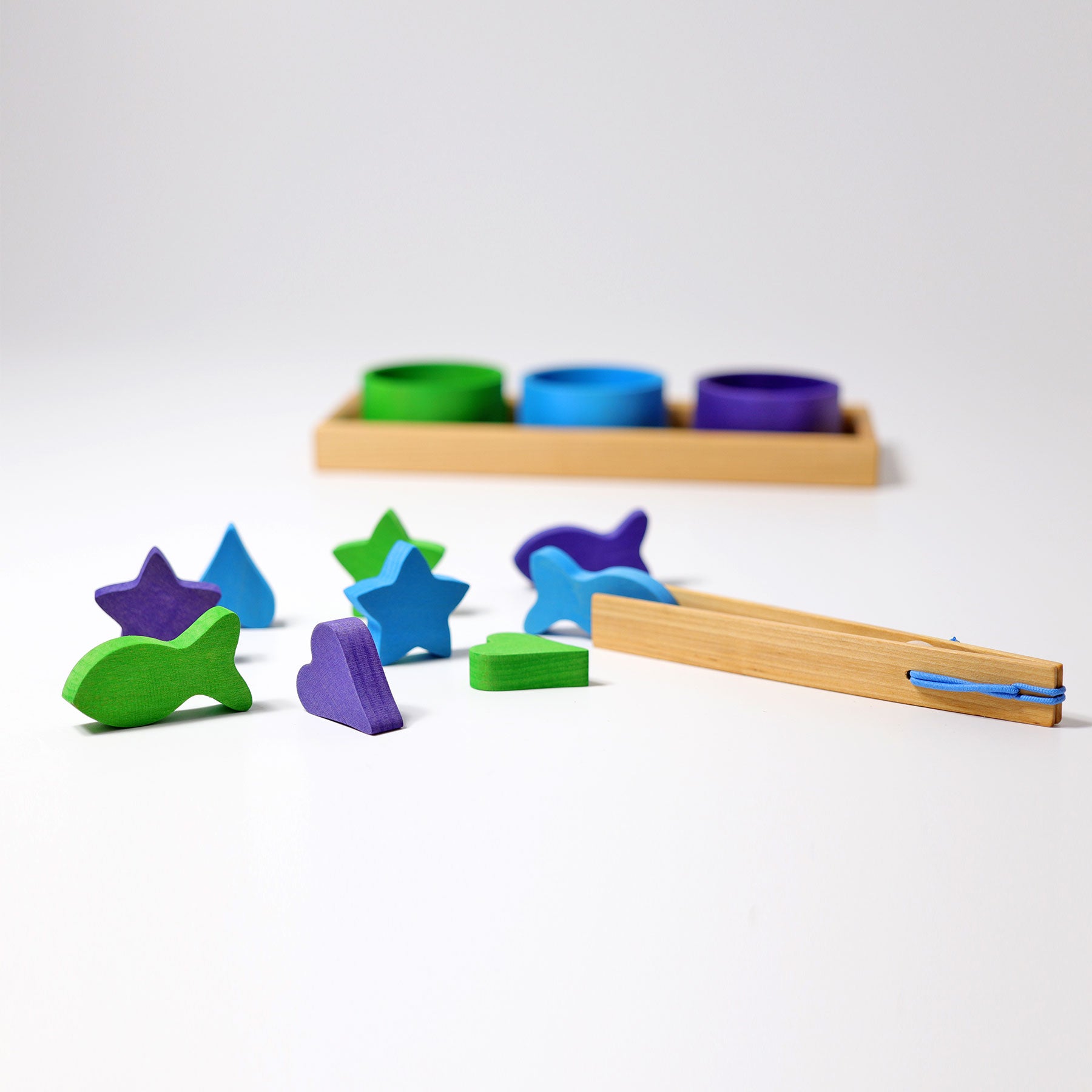 Sortierspiel Regenbogenschälchen