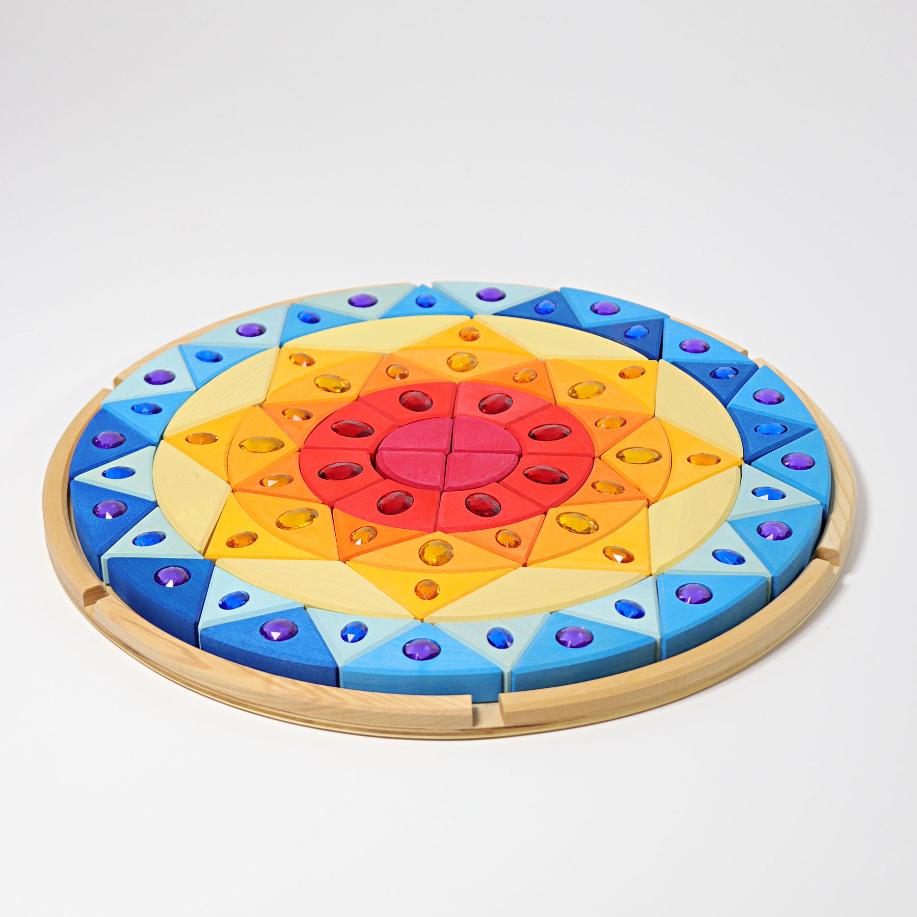 Glitzermandala Sonne