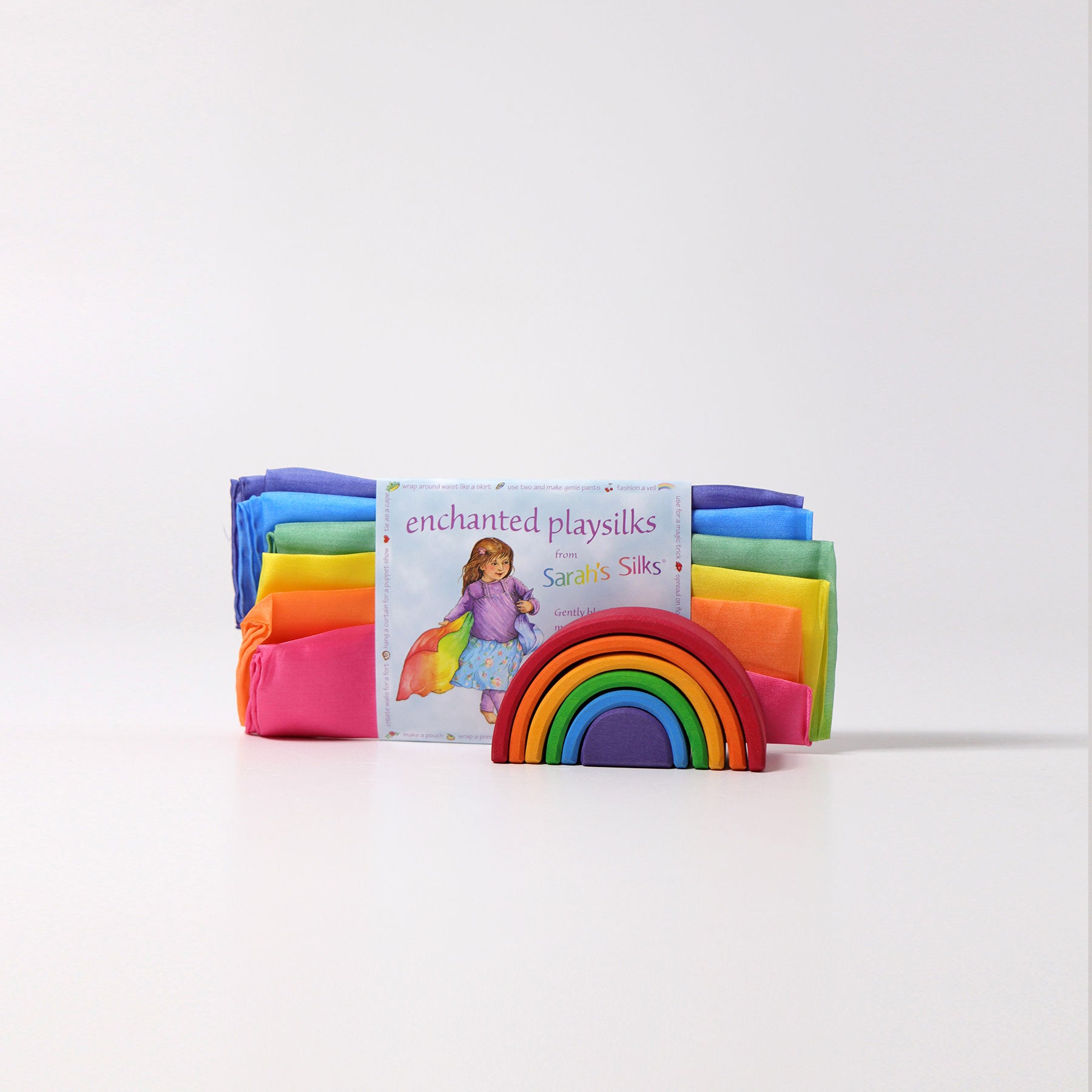 Spielseide Regenbogen