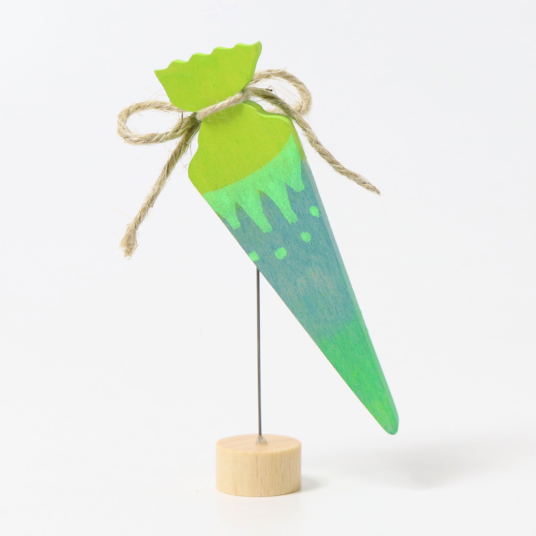 Decorative Figure School Cone Neon Green