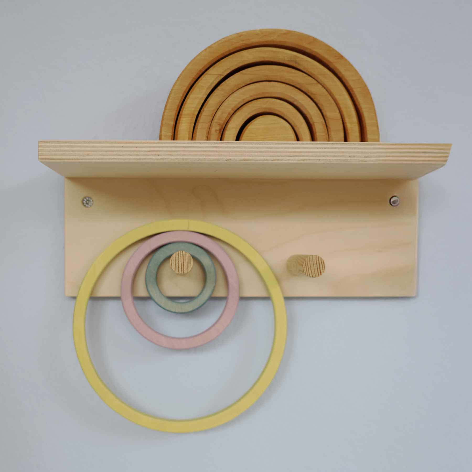 Concentric Circles and Rings Pastel