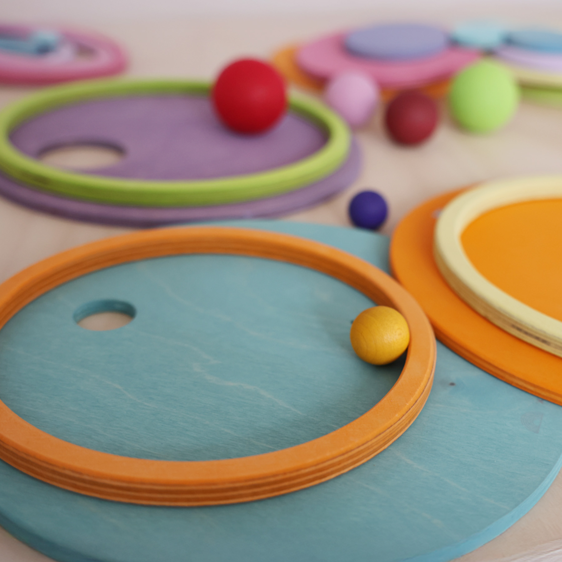 Concentric Circles and Rings Pastel
