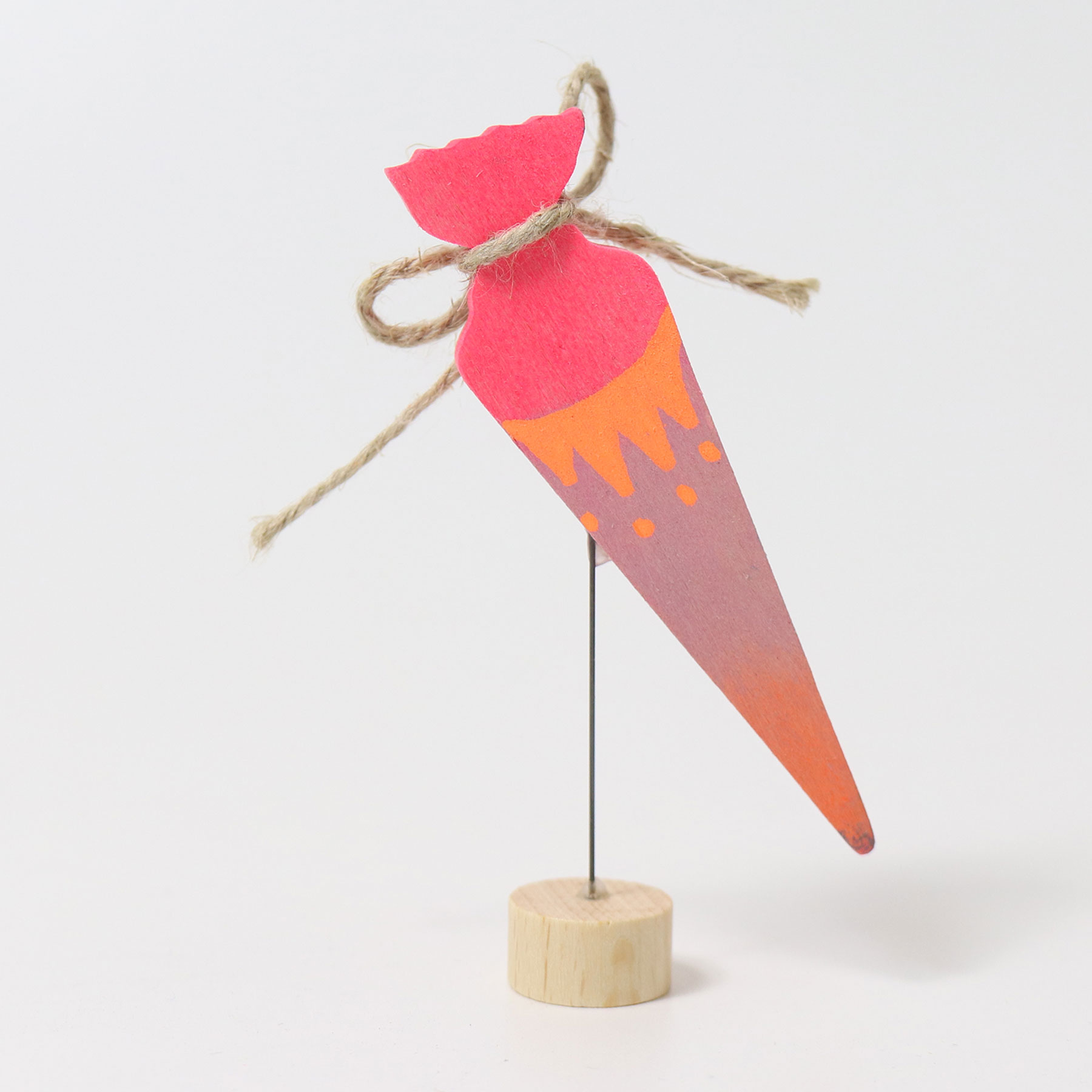 Decorative Figure School Cone Neon Pink