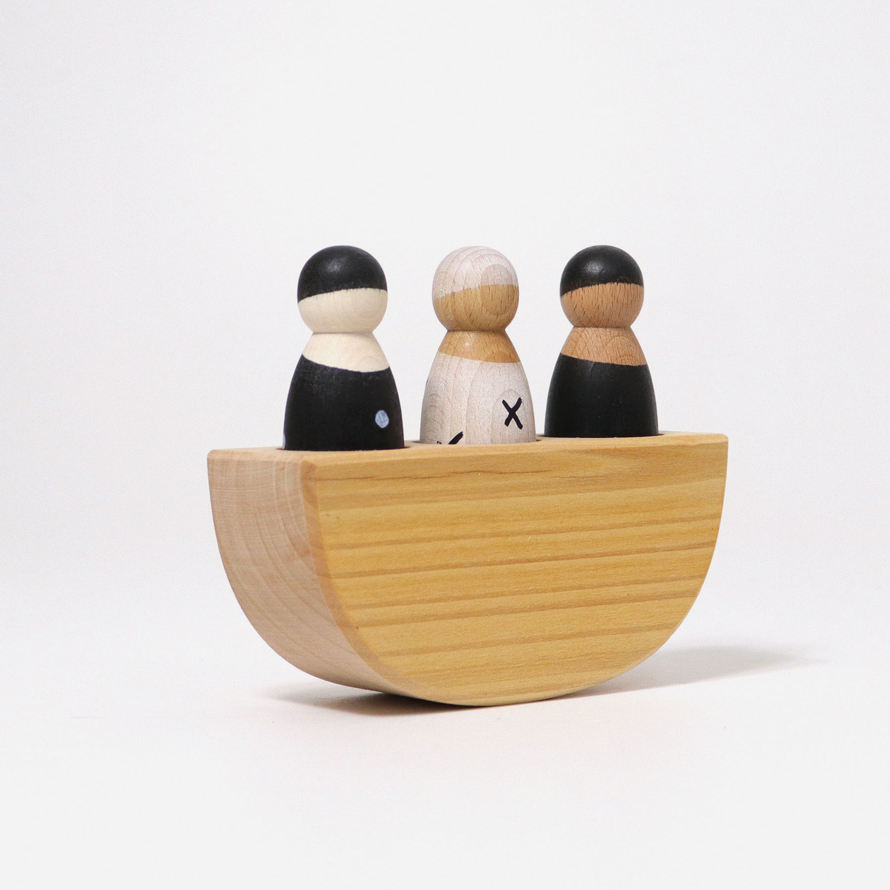 Three in a Boat Monochrome