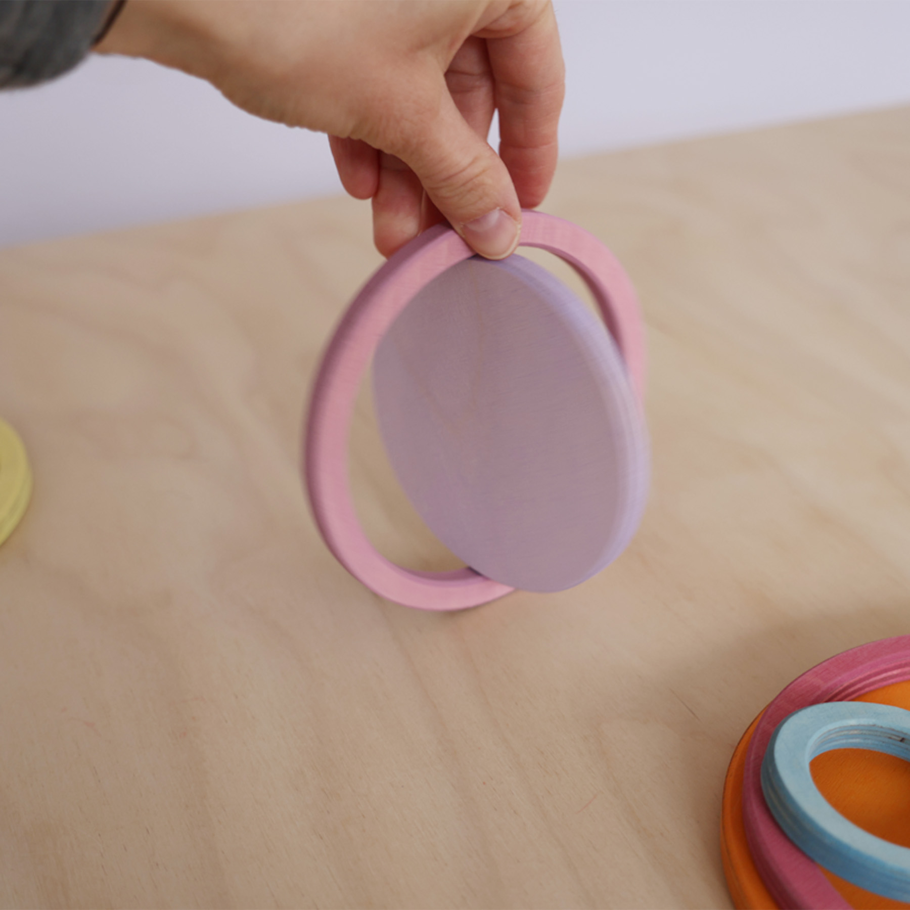 Concentric Circles and Rings Pastel