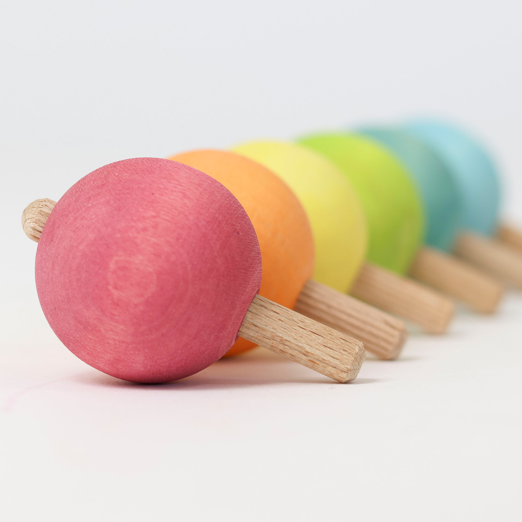Pastel Spinning Tops VE 6 pcs.