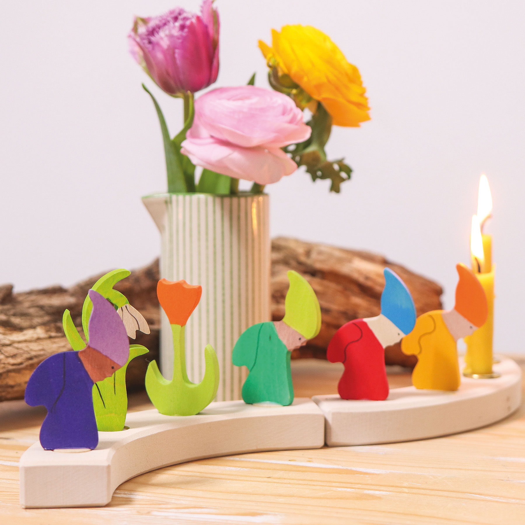 03640_03641_03641_03643_Zwerge_v1 Decorative Figure Spring Dwarf