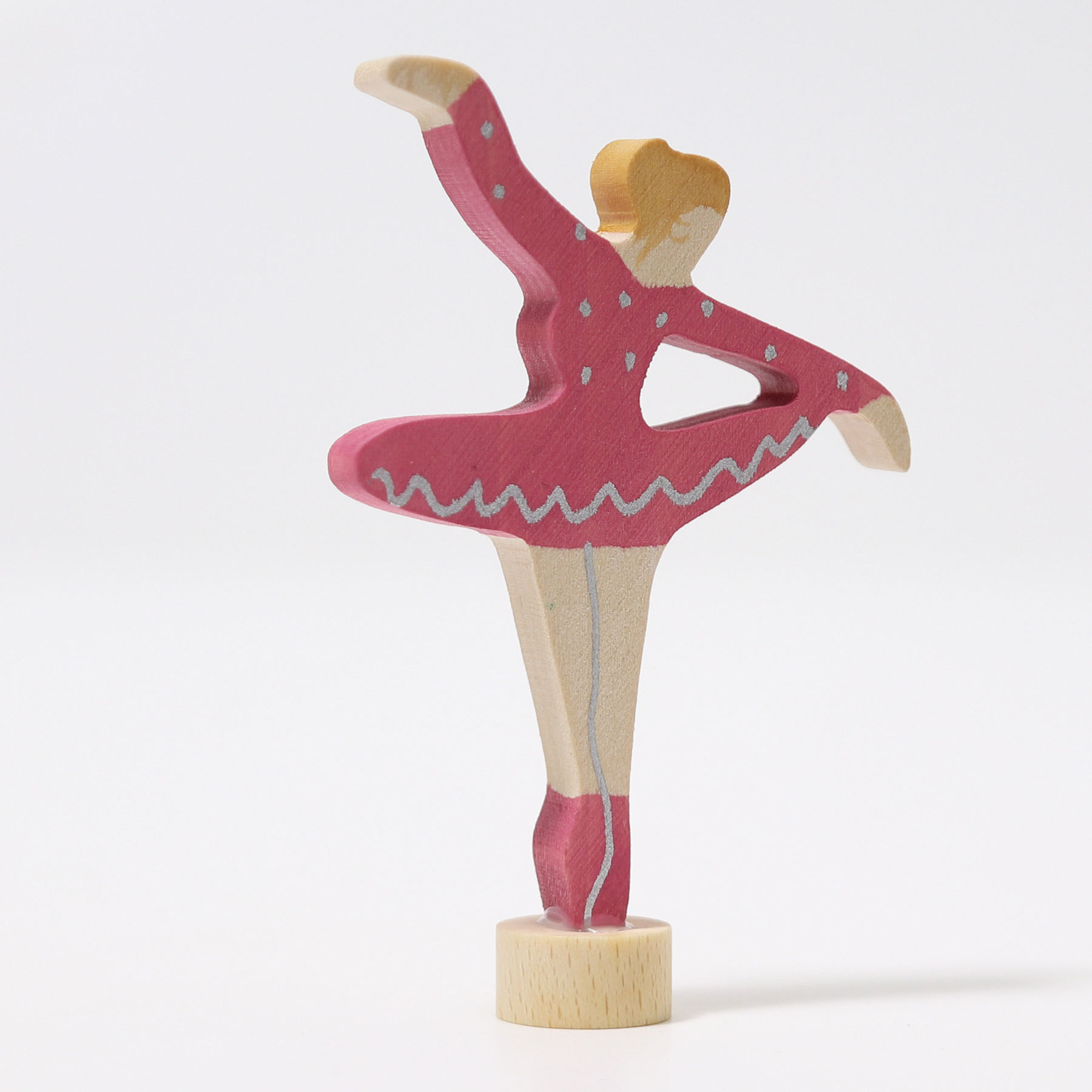 Decorative Figure Ballerina Ruby Red