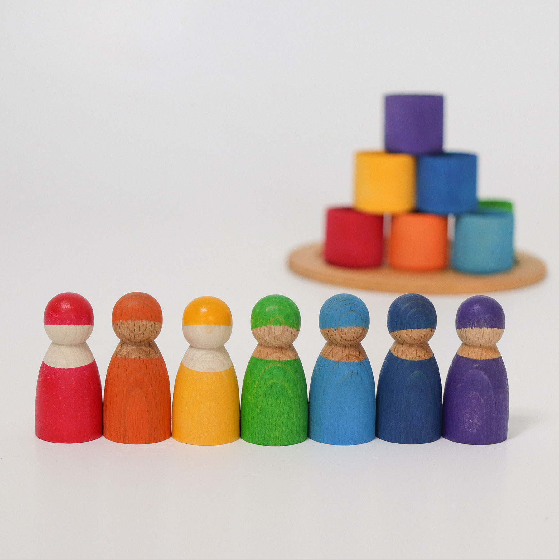 Seven Friends in Bowls